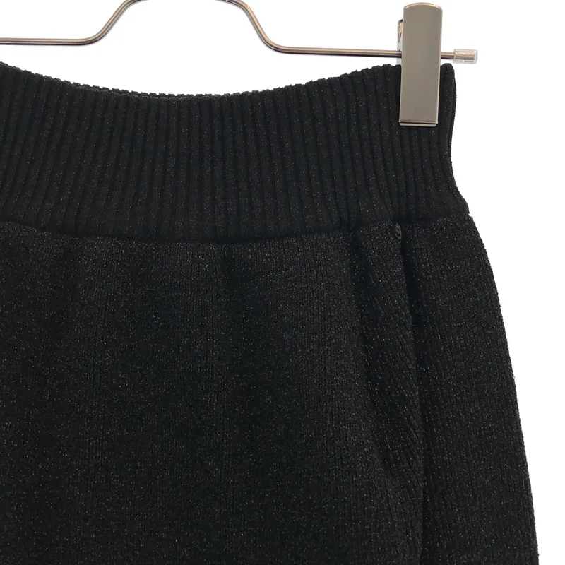 CHANEL / シャネル | 2008AW | アセテート ラメニットスカート | 36 | レディース