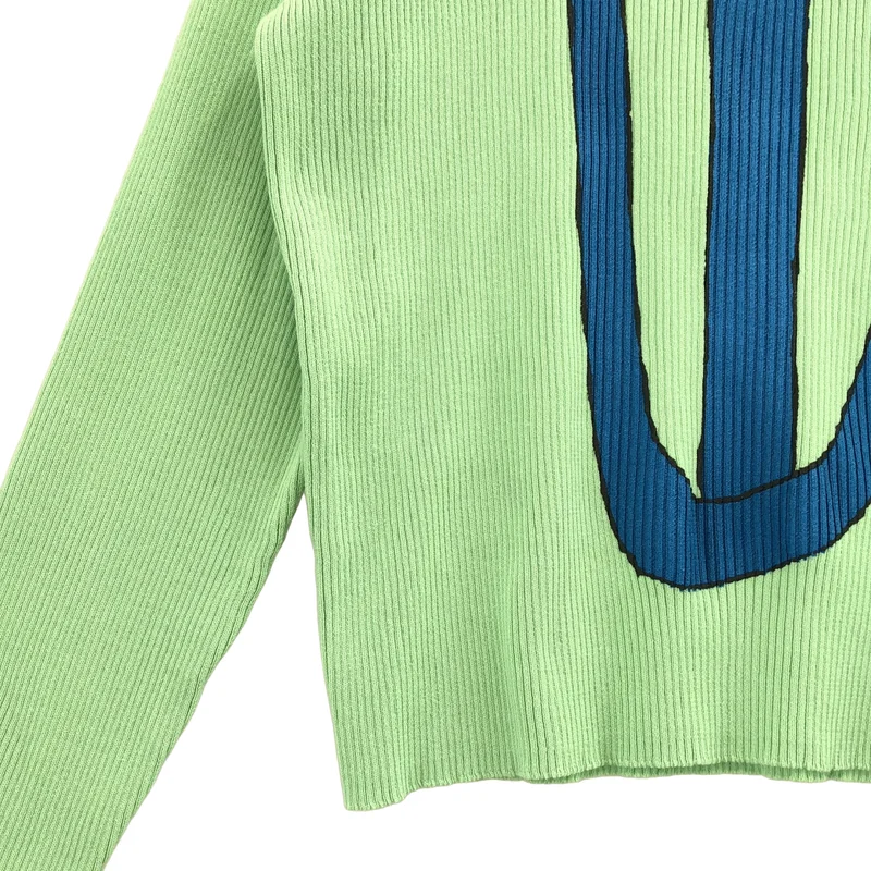 soduk / スドーク | 2023SS | W long sleeve knit top リブニット |