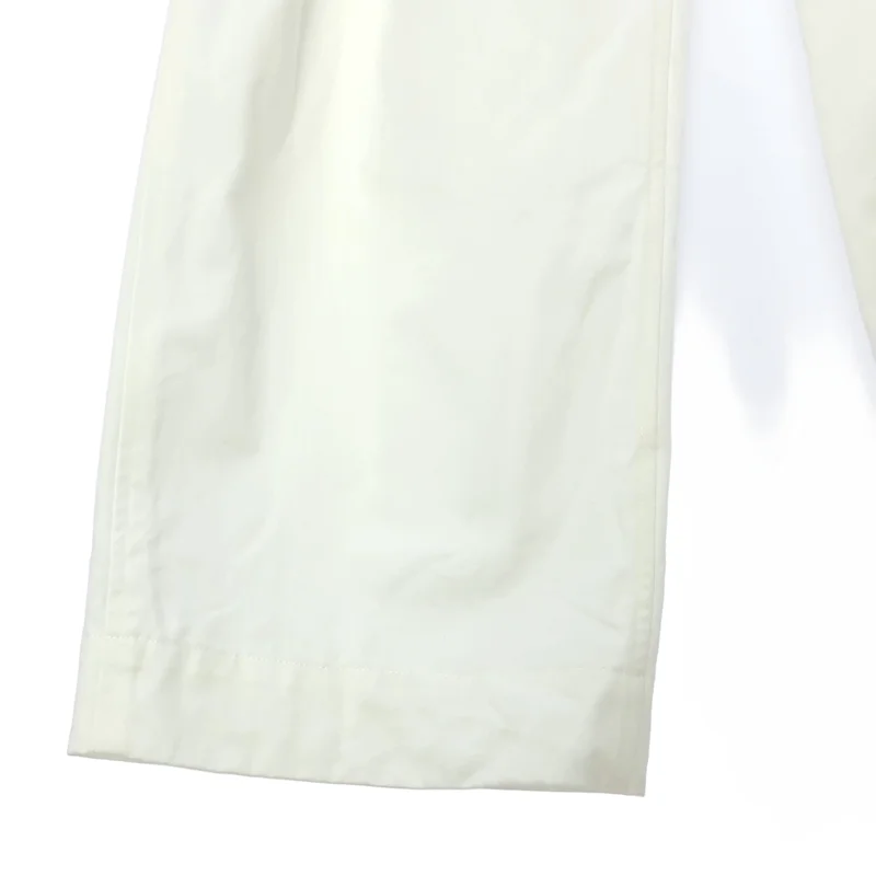 LOEFF / ロエフ | コットン ツイル 2タック トラウザー パンツ 8814-202-1000 | 0 | レディース