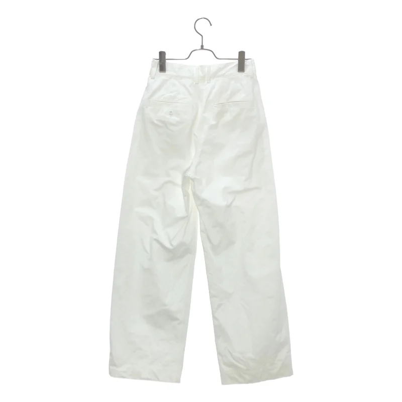 LOEFF / ロエフ | コットン ツイル 2タック トラウザー パンツ 8814-202-1000 | 0 | レディース