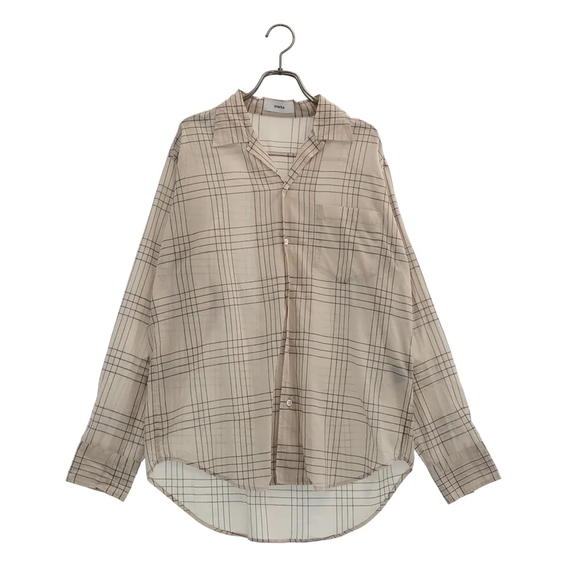 marka / マーカ | 2026SS | OPEN COLLAR L/S SHIRT シャツ_長袖 | 1 | メンズ
