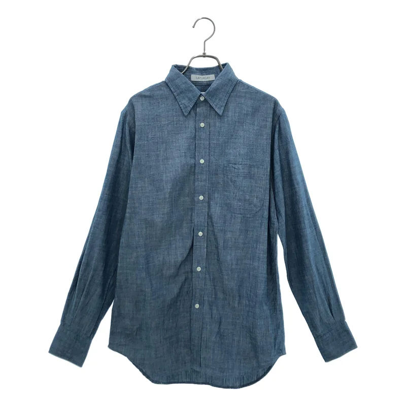 INDIVIDUALIZED SHIRTS / インディビジュアライズドシャツ | SATURDAY / シャンブレー シャツ | 14 1/2 | メンズ
