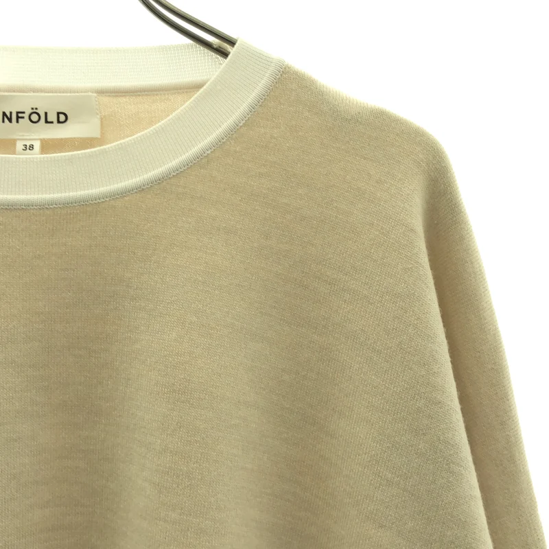 ENFOLD / エンフォルド | LINE WIDE PULLOVER / サイドスリット ニット セーター | 38 | レディース