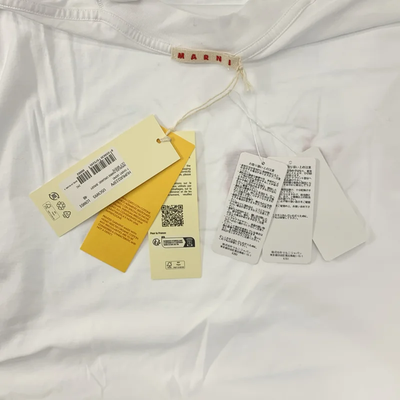 MARNI / マルニ | オーガニックコットン ロゴプリント Tシャツ | 48 | メンズ