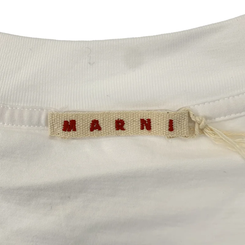 MARNI / マルニ | オーガニックコットン ロゴプリント Tシャツ | 48 | メンズ