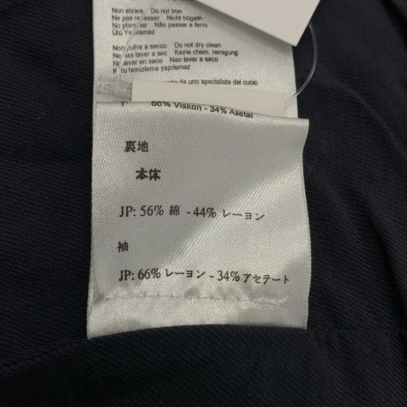 DIESEL BLACK GOLD / ディーゼルブラックゴールド | ノーカラー ショートレザージャケット | XS | レディース