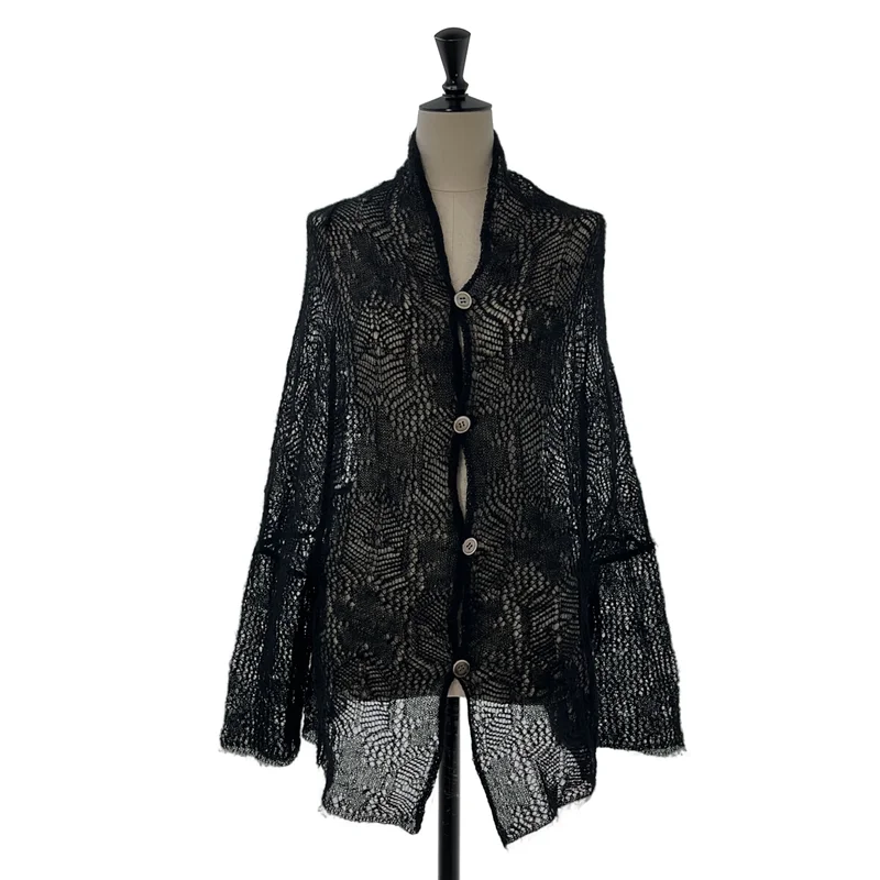 tricot COMME des GARCONS / トリココムデギャルソン | 2002AW | ウール ローゲージ ボレロ カーディガン |