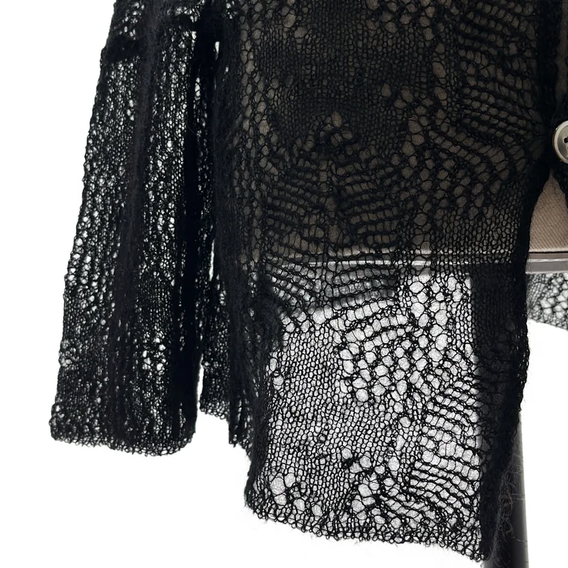 tricot COMME des GARCONS / トリココムデギャルソン | 2002AW | ウール ローゲージ ボレロ カーディガン |