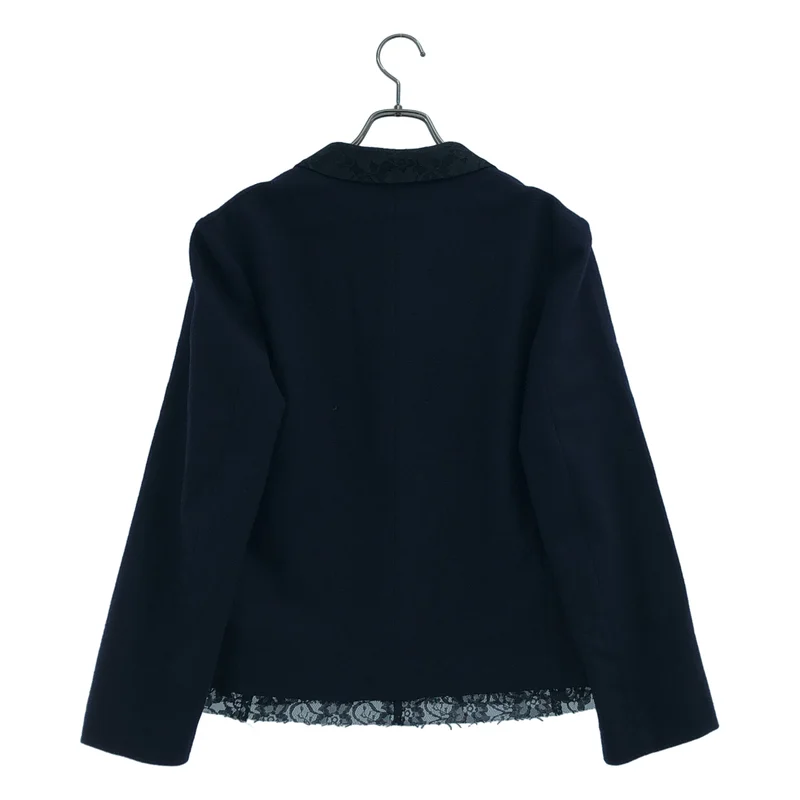 tricot COMME des GARCONS / トリココムデギャルソン | 2001AW | ウール 裏地レース テーラードジャケット | M | レディース