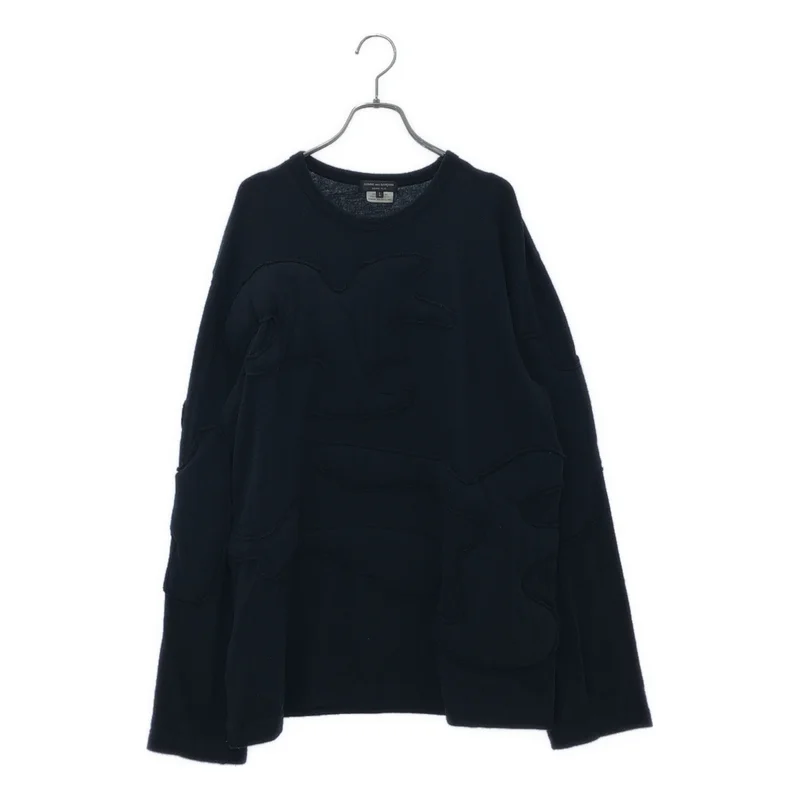 COMME des GARCONS HOMME PLUS / コムデギャルソンオムプリュス | 2017AW | キルト パッチ ニット | L | メンズ