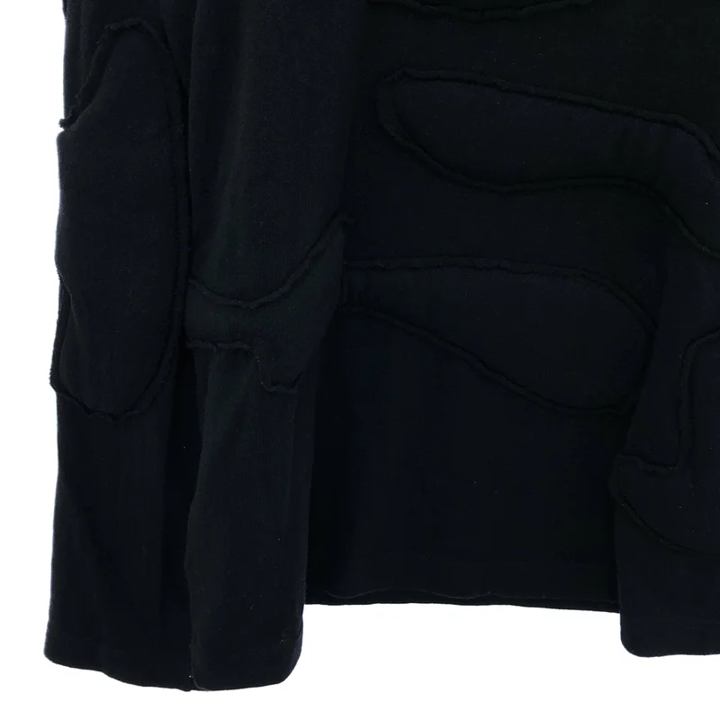 COMME des GARCONS HOMME PLUS / コムデギャルソンオムプリュス | 2017AW | キルト パッチ ニット | L | メンズ