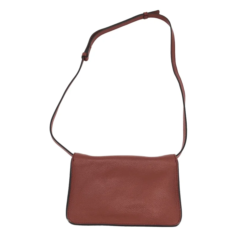 MARNI / マルニ | POCHETTE ロゴ レザー ショルダーバッグ |