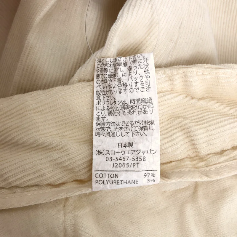 INCOTEX / インコテックス | コーデュロイ スラックス パンツ | 40 | レディース