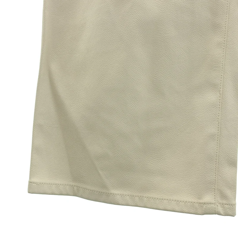 MUSE de Deuxieme Classe / ミューズドゥーズィーエムクラス | RECTEX TACK / フェイクレザー パンツ | 34 | レディース