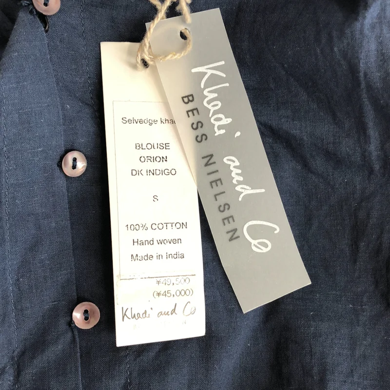 Khadi and Co / カディー&コー | コットン タック シャツ_長袖 | S | レディース
