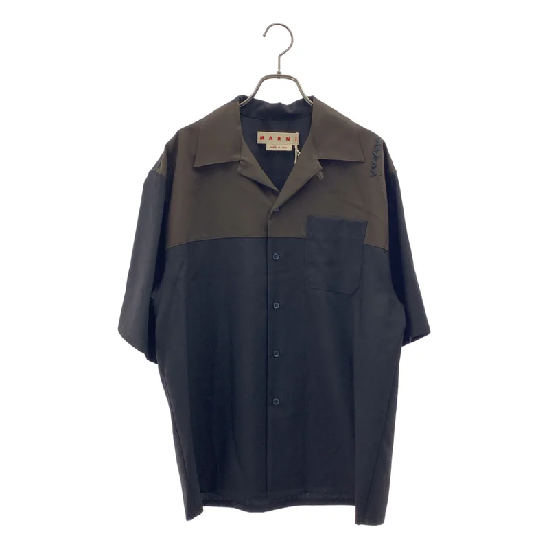 MARNI / マルニ | ウール パネル ボーリングシャツ | 46 | メンズ