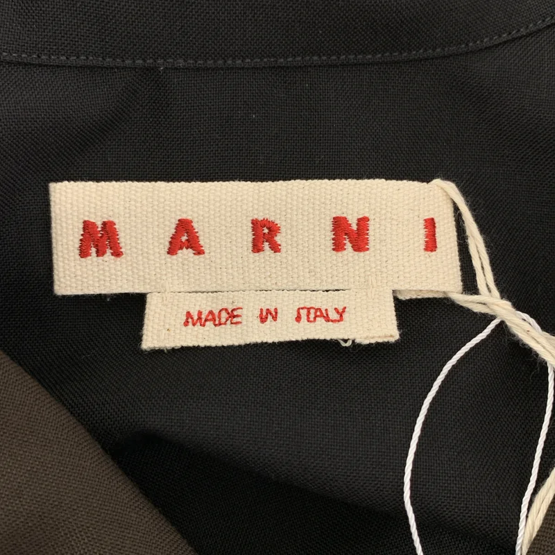 MARNI / マルニ | ウール パネル ボーリングシャツ | 46 | メンズ