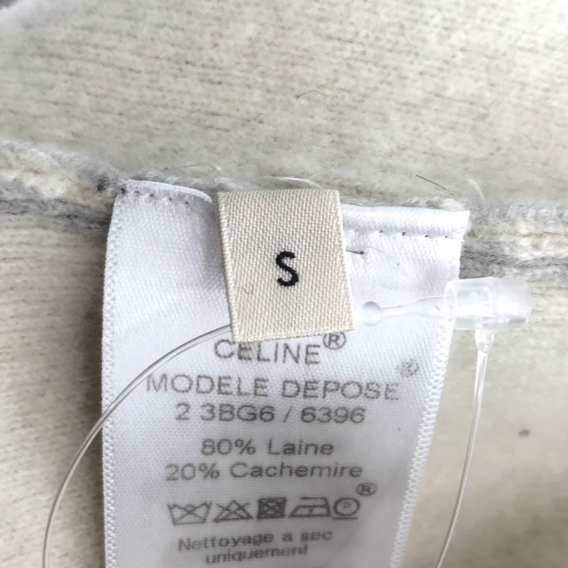 CELINE / セリーヌ | ウール カシミヤ ニット_長袖 2 3BG6 | S | レディース