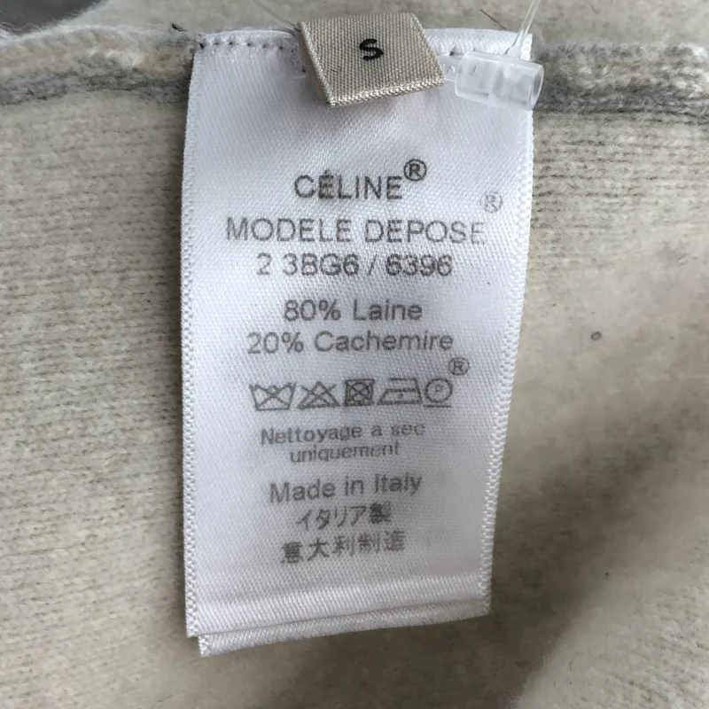 CELINE / セリーヌ | ウール カシミヤ ニット_長袖 2 3BG6 | S | レディース