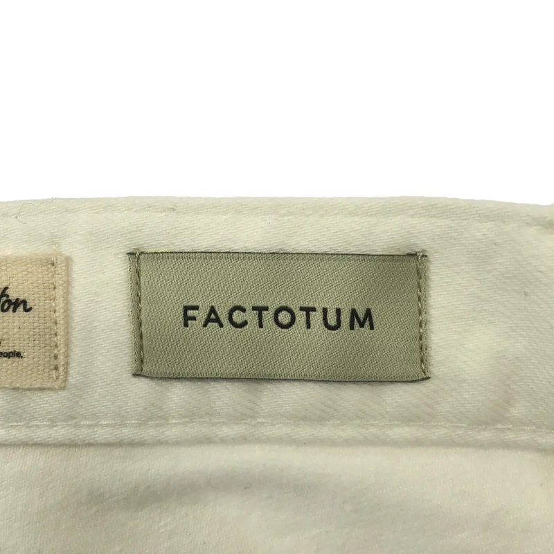 FACTOTUM / ファクトタム | デニム バギーパンツ | 28 | メンズ