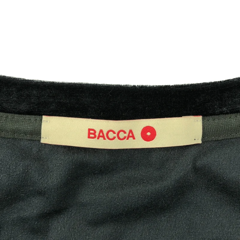 BACCA / バッカ | ベロアジャージー オーバーカットソー | S | レディース