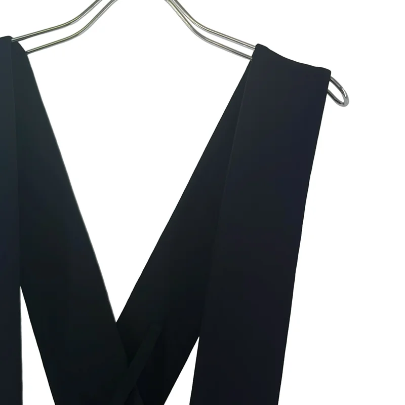 COMME des GARCONS / コムデギャルソン | 2015AW | ポリエステル 製品加工 2タック ワイド 吊りパンツ | XS | レディース