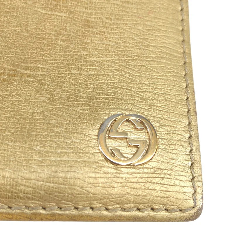 GUCCI / グッチ | レザー インターロッキング カードケース |