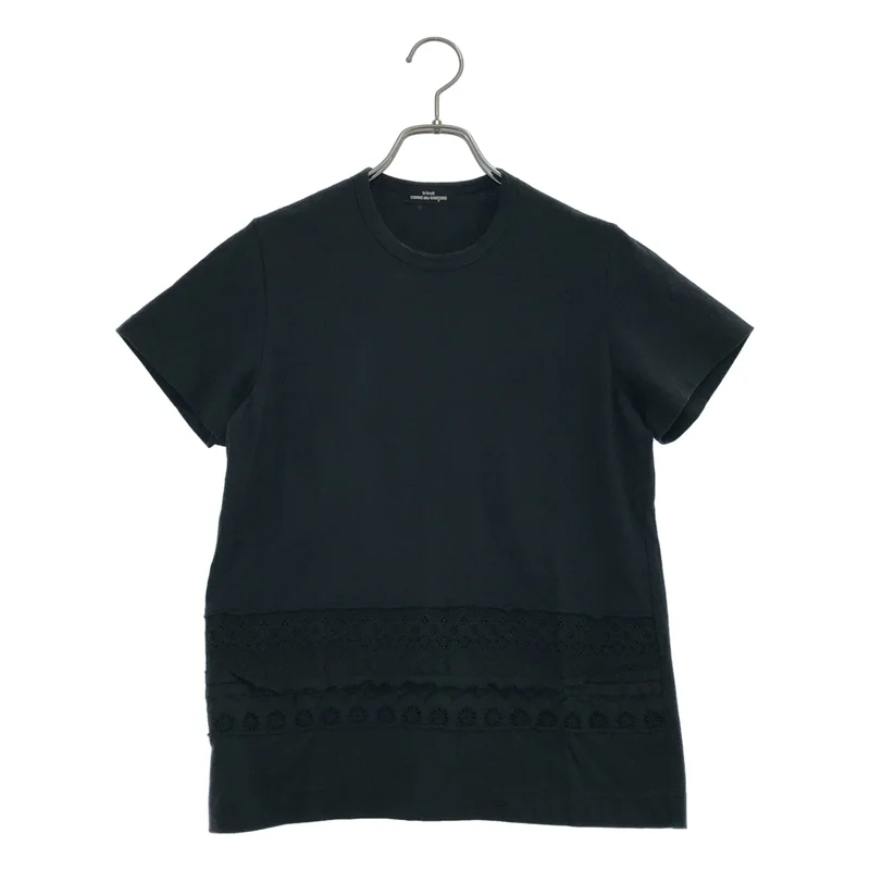 tricot COMME des GARCONS / トリココムデギャルソン | 2006SS | 製品染め レース切り替え Tシャツ |