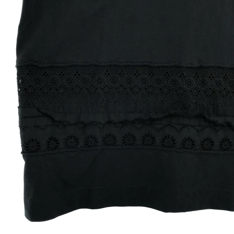 tricot COMME des GARCONS / トリココムデギャルソン | 2006SS | 製品染め レース切り替え Tシャツ |