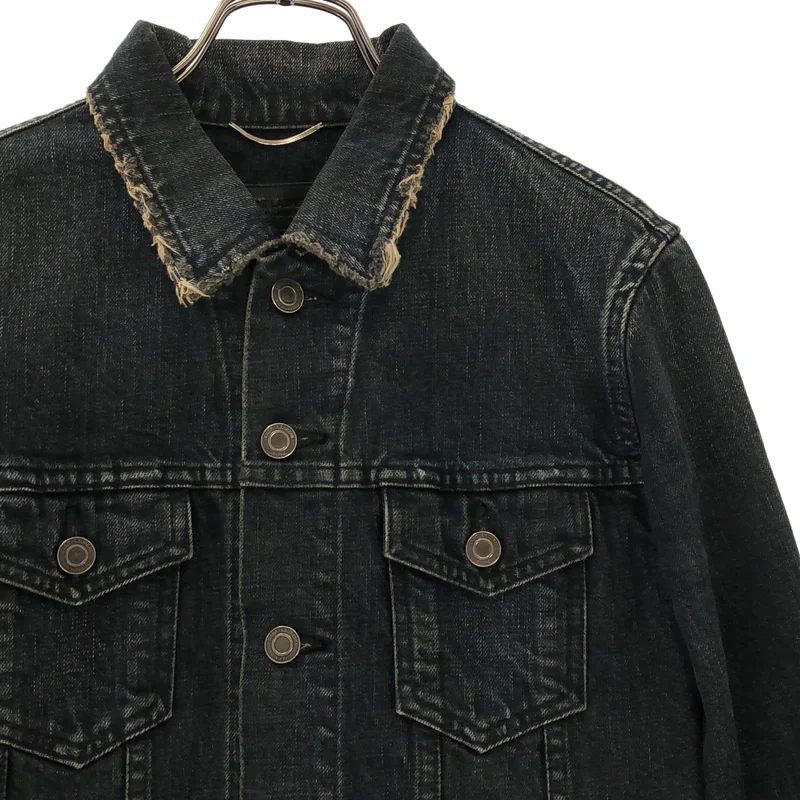 SAINT LAURENT / サンローラン | 2012 | ダメージ加工 デニム トラッカージャケット | XS | メンズ