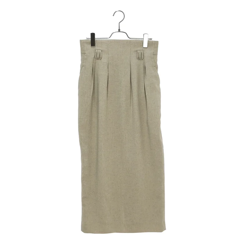 Mame Kurogouchi / マメクロゴウチ | Linen Touch Triacetate Cocoon Skirt スカート | 3 | レディース