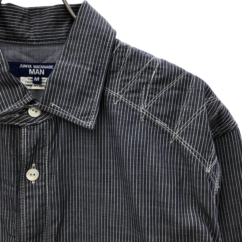 JUNYA WATANABE MAN / ジュンヤワタナベマン | 2022SS | コットン ステッチ ストライプシャツ | M | メンズ