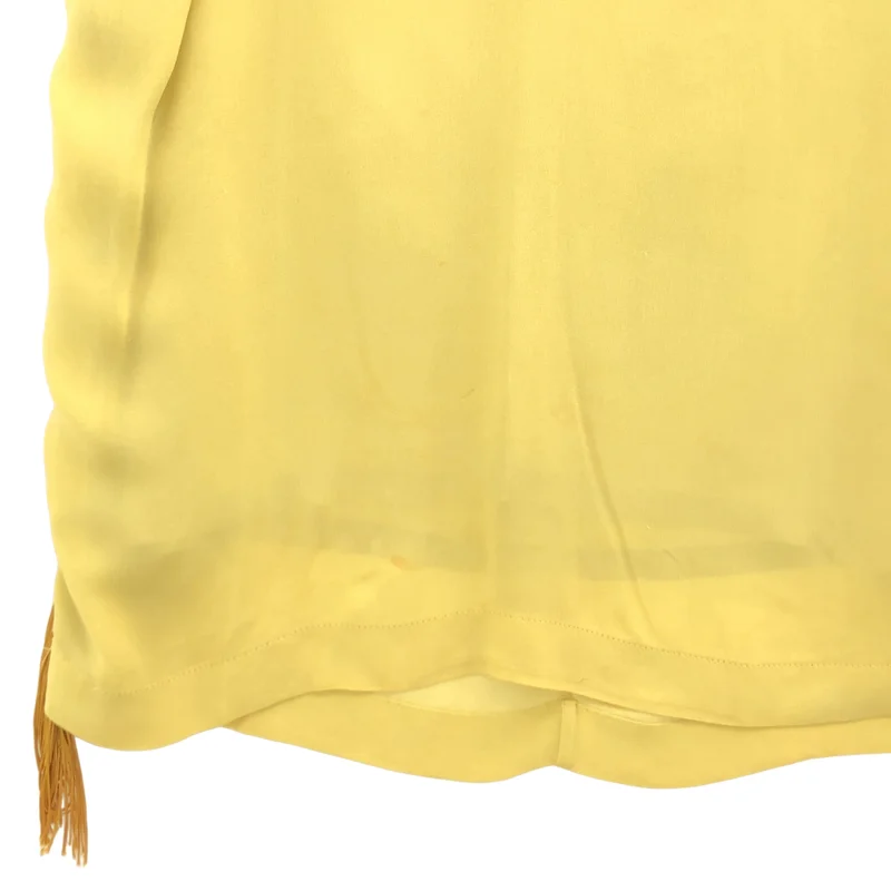 TOGA PULLA / トーガプルラ | GEORGETTE FRINGE DRESS ジョーゼットフリンジ ドレス ワンピース | 1 | レディース