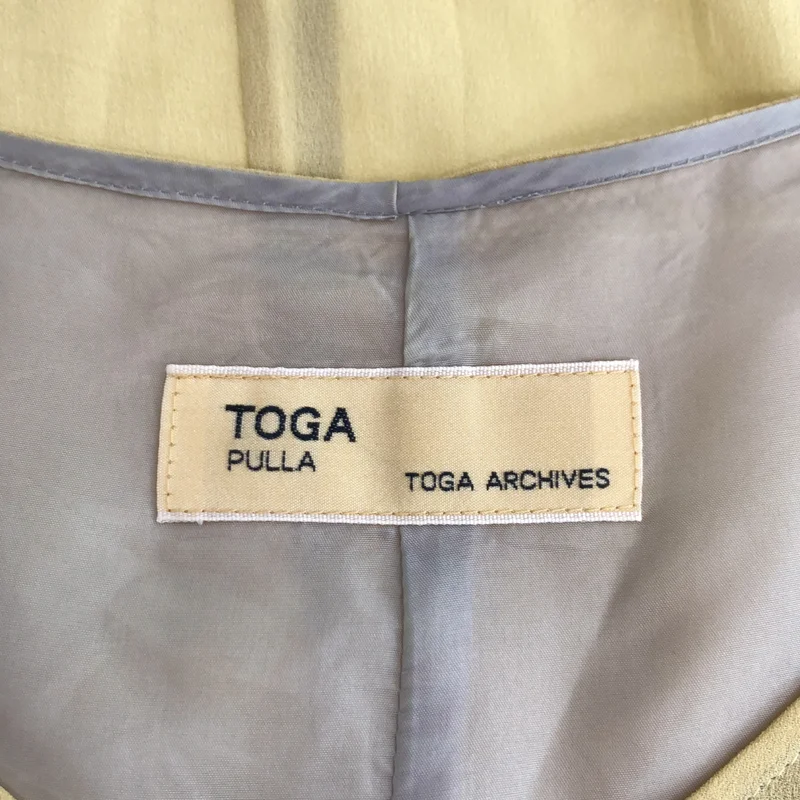 TOGA PULLA / トーガプルラ | GEORGETTE FRINGE DRESS ジョーゼットフリンジ ドレス ワンピース | 1 | レディース