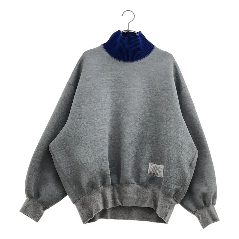kolor / カラー | 2025SS | リブカラー ハイネックスウェット 25SCL-T11203S | 1 | メンズ