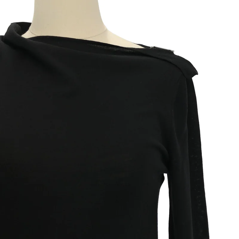 GUCCI / グッチ | バックル アシンメトリーニット | S | レディース