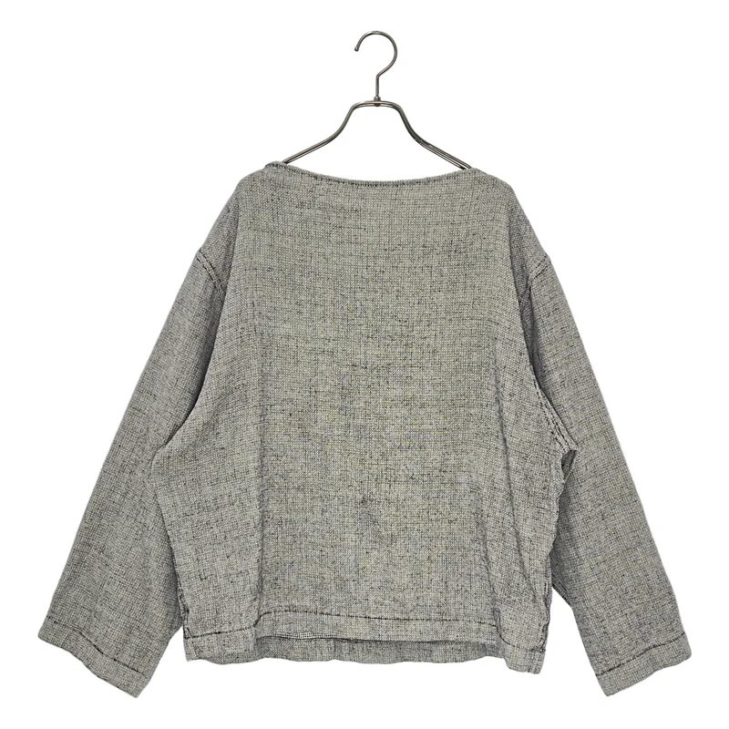 nonnotte / ノノット | 2026SS | Draping Big Basque Shirt コットン ウール プルオーバーシャツ | 3 | メンズ