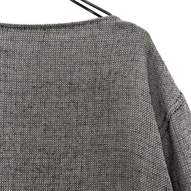 nonnotte / ノノット | 2026SS | Draping Big Basque Shirt コットン ウール プルオーバーシャツ | 3 | メンズ