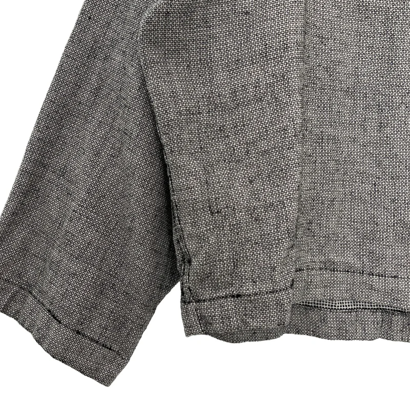 nonnotte / ノノット | 2026SS | Draping Big Basque Shirt コットン ウール プルオーバーシャツ | 3 | メンズ