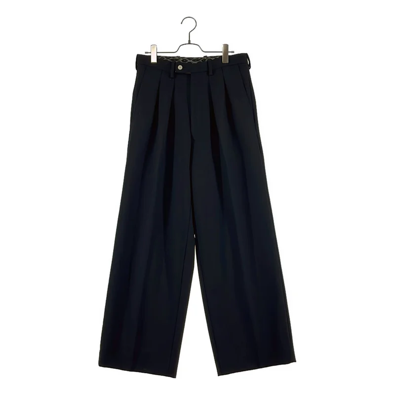 m's braque / エムズブラック | Tucked Baggy Pants / ウール 2タック バギーパンツ | 36 | メンズ
