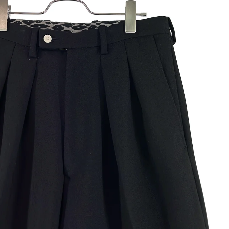 m's braque / エムズブラック | Tucked Baggy Pants / ウール 2タック バギーパンツ | 36 | メンズ