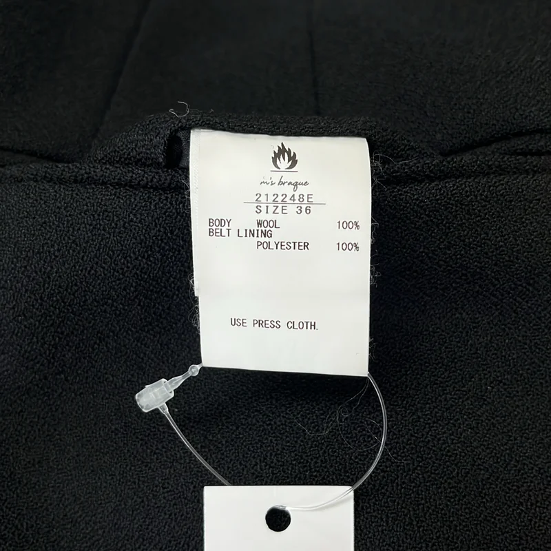 m's braque / エムズブラック | Tucked Baggy Pants / ウール 2タック バギーパンツ | 36 | メンズ