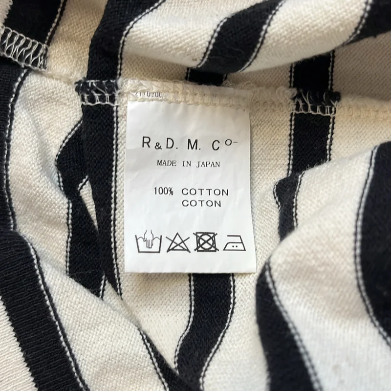 R&D.M.Co / オールドマンズテーラー | コットン ボーダー スリーブレス トップス |