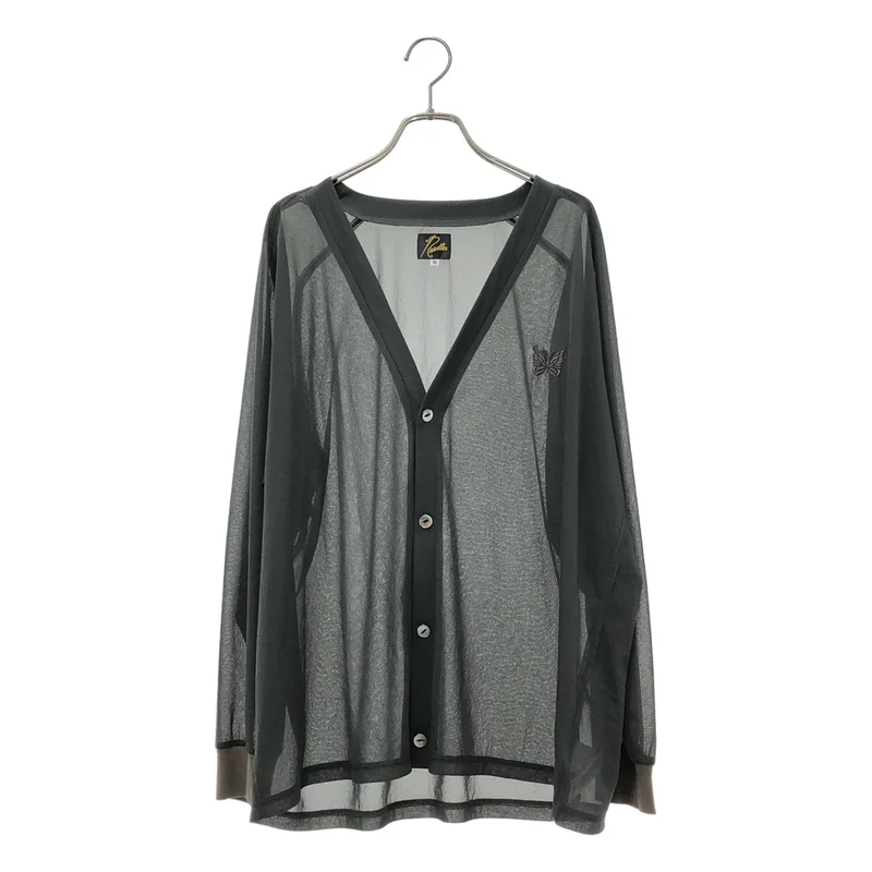 Needles / ニードルス | V Neck Cardigan - Poly Tricot Chiffon カーディガン OT255 | M | メンズ