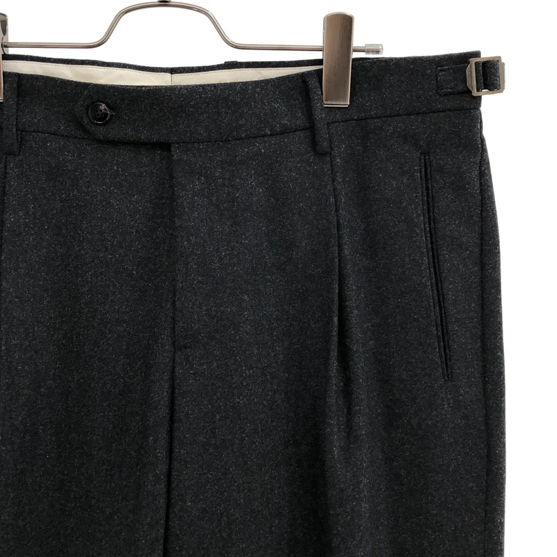 BERWICH / ベルウィッチ | Vitale Barberis Canonico  / ヴィターレ バルベリス カノニコ VB1504 アジャスター タック パンツ | 50 | メンズ