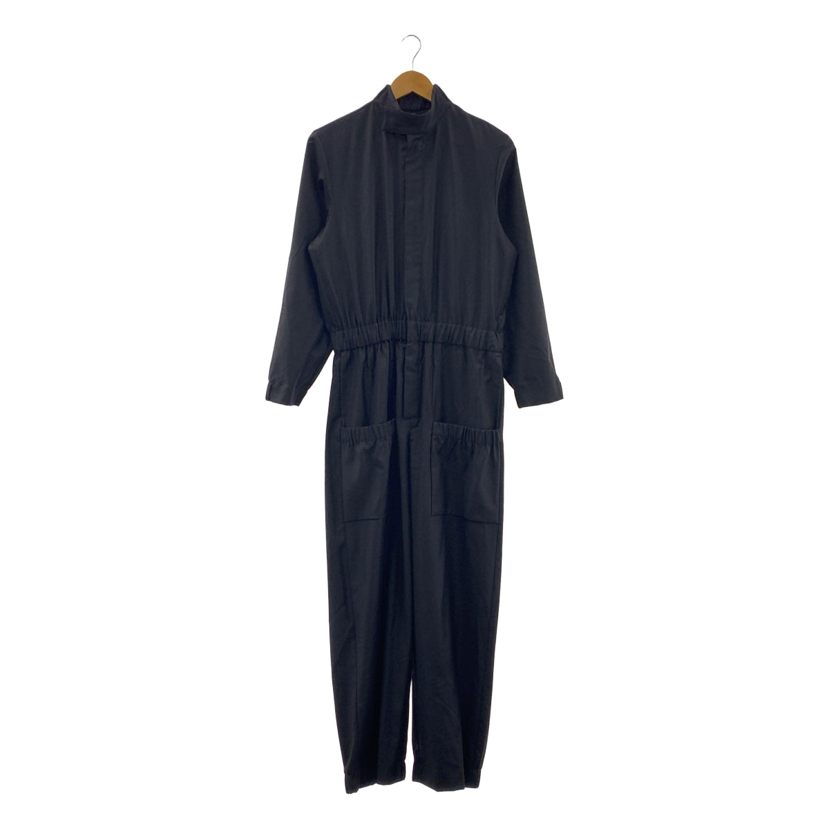 【新品】  GABRIELA COLL GARMENTS / ガブリエラコールガーメンツ | NO.284 LORO PIANA FINE WOOL OVERALL ロロピアーナ ウール オーバーオール ジャンプスーツ | 0 | ブラック | メンズ 新品】 GABRIELA COLL GARMENTS / ガブリエラコールガーメンツ | NO
