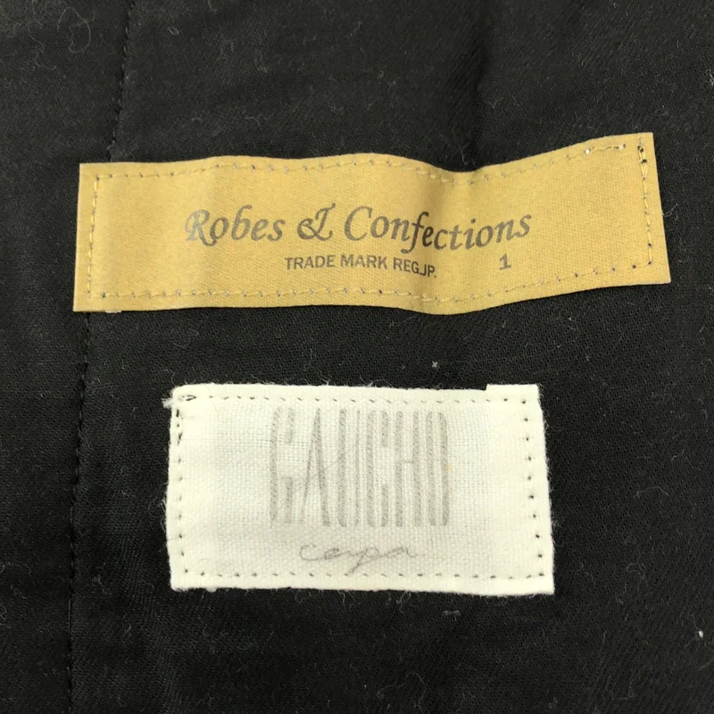 Robes&Confections / ローブス＆コンフェクションズ | Cotton Mohair Alpaca Herringbone Pants / コットン モヘヤ アルパカ ヘリンボーン タックワイドパンツ | 1 | レディース
