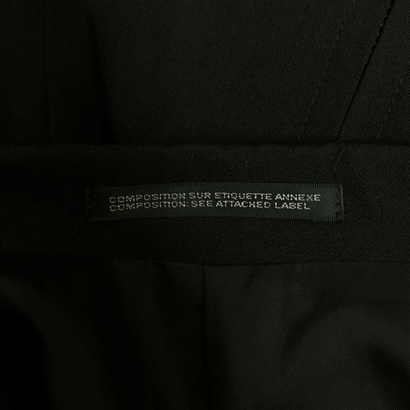 YOHJI YAMAMOTO POUR HOMME / ヨウジヤマモトプールオム | 2025AW | WOOL GABARDINE 3BUTTONS ZIP LONG COAT / ウールギャバ 3B ジップロングコート | 2 | メンズ