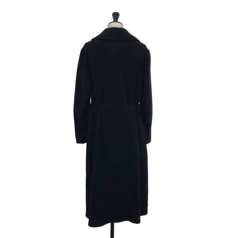 YOHJI YAMAMOTO POUR HOMME / ヨウジヤマモトプールオム | 2022AW | ベルト付き ツイルフランネルJラウンドカラーコート | 1 | メンズ