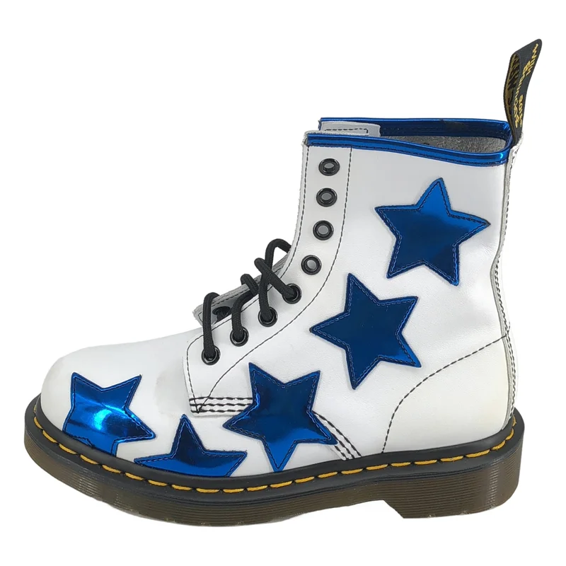 Dr.Martens / ドクターマーチン | STELLA 8ホール レザー スターモチーフ レースアップシューズ | UK4 | レディース